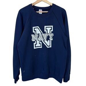 Vintage Navy Soffe Sweats Made in the U.S.A Sweatshirt
